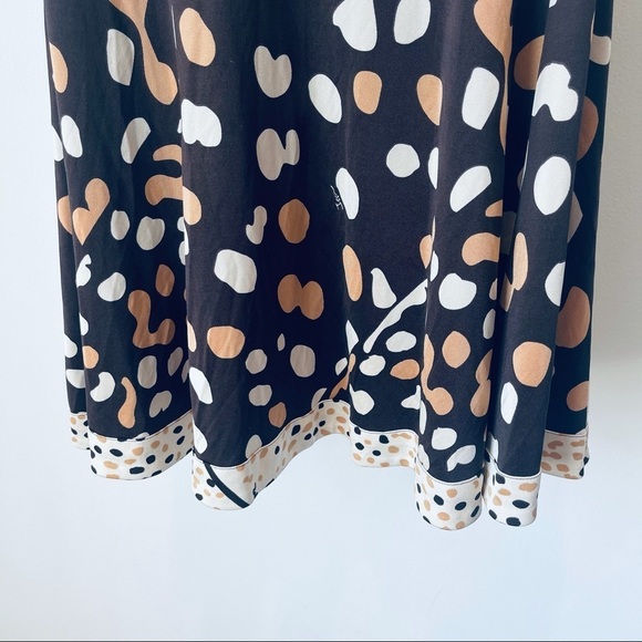 ISSA LONDON silk jersey knit halter dress brown - Picture 5 of 13